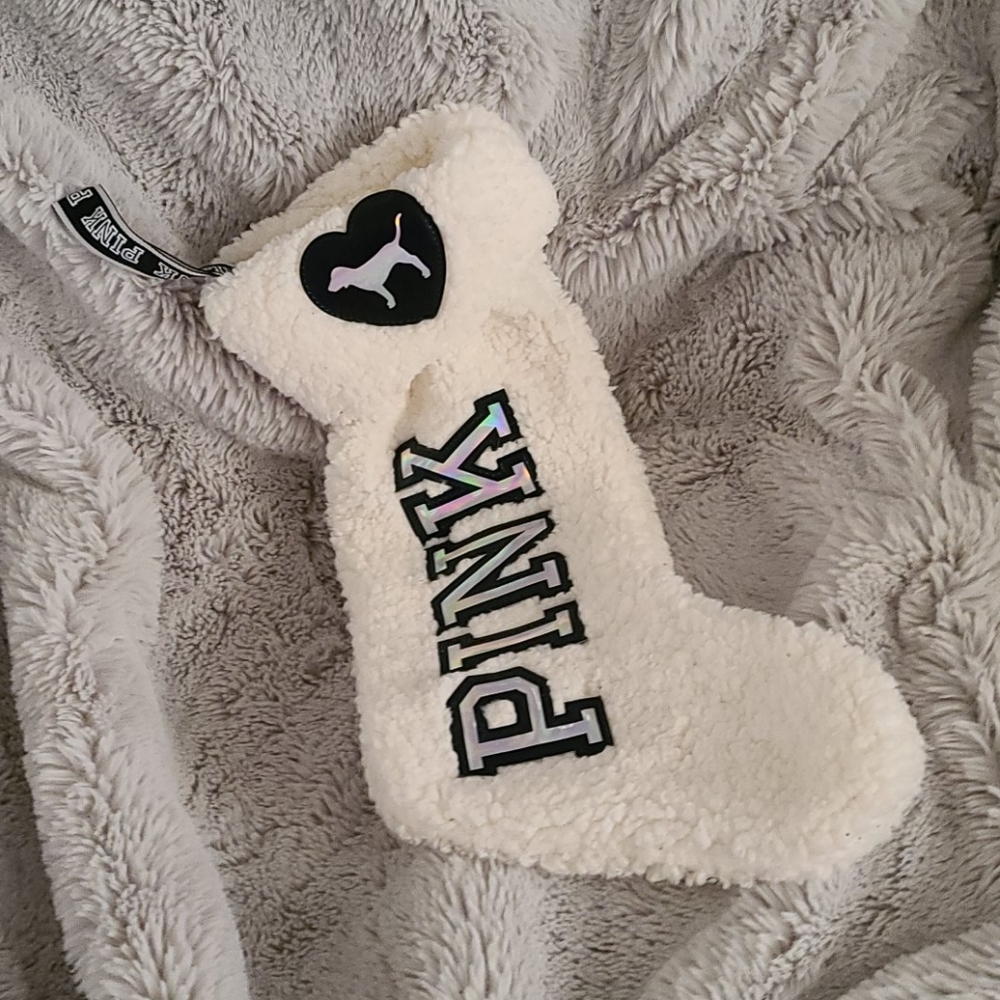 Victorias secret PINK holographic stocking